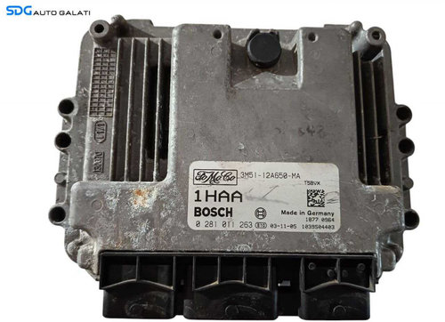 ECU Calculator Motor Bosch Ford Focus 2 1.6 TDCI 2004 - 2010 Cod 3M5112A650MA 3M51-12A650-MA [L7079]...