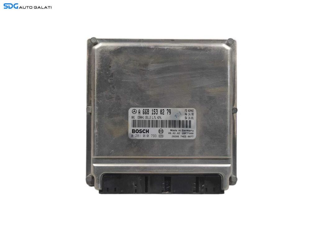 ECU Calculator Motor Bosch Mercedes Clasa A Class W168 1.7 CDI 1998 - 2004 Cod A6681530279 0281010793 [LR0723]