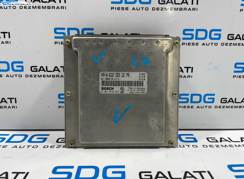 ECU Calculator Motor BOSCH Mercedes Clasa E Class W210 2.7 CDI 1996 - 2002 Cod A6121531279 0281010537 [L3874]