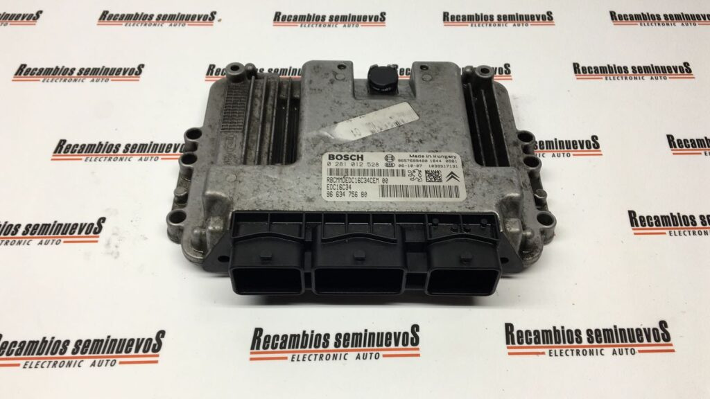 ECU Calculator Motor BOSCH PEUGEOT 206, 0281012528, EDC16C34, 9663475680, 9657699480,
