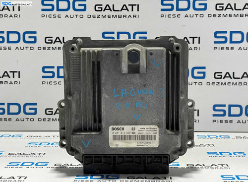 ECU Calculator Motor Bosch Renault Laguna 3 2.0 DCI 2007 - 2015 Cod 8200726880 8200905110 0281014646...