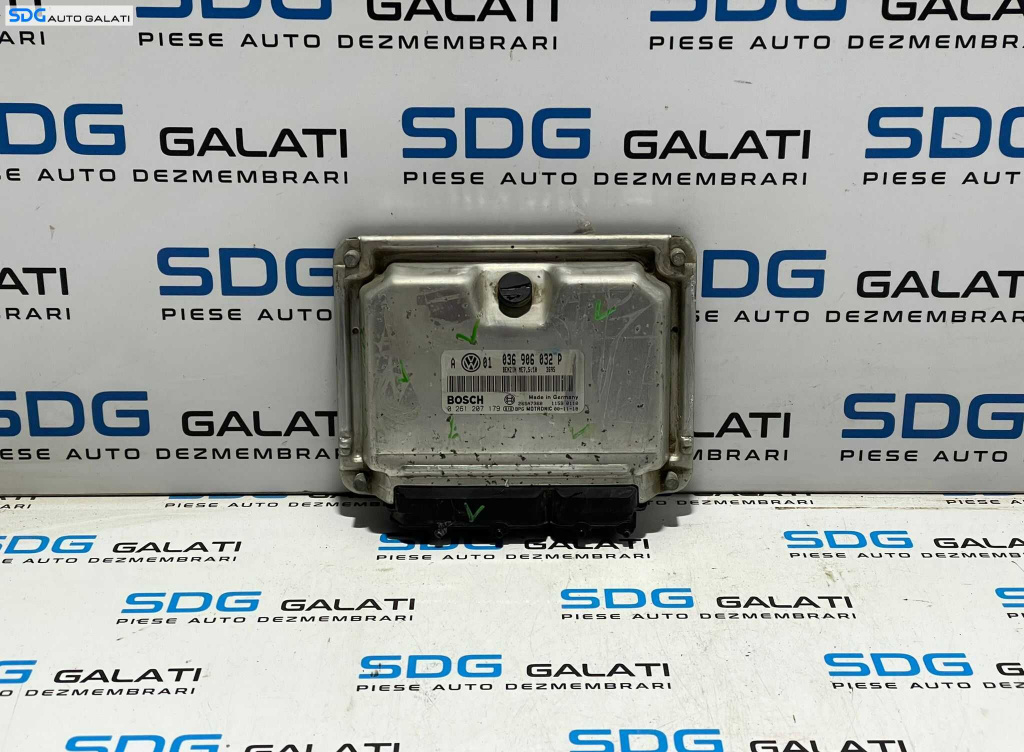 ECU Calculator Motor Bosch Seat Leon 1M 1.4 Benzina 1998 - 2005 Cod 036906032P 0261207179 [L3143] [L3144]