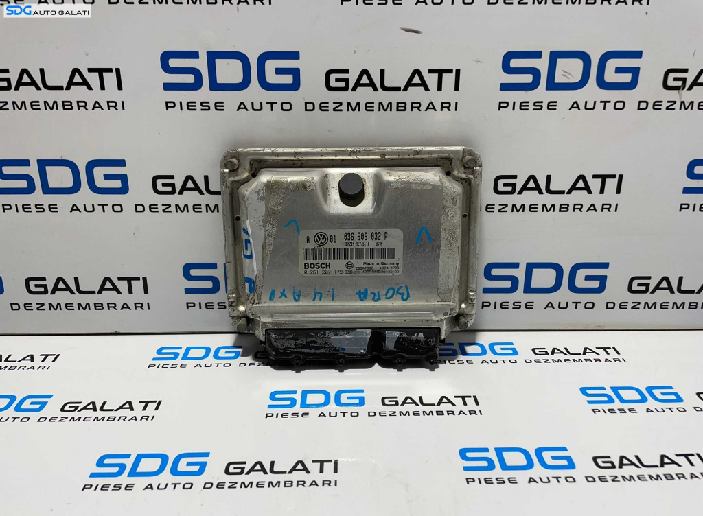 ECU Calculator Motor Bosch Seat Toledo 2 1.4 Benzina 1998 - 2005 Cod 036906032P 0261207179 [L2430]