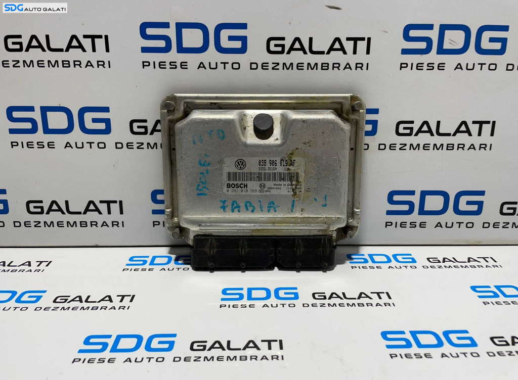 ECU Calculator Motor Bosch Skoda Fabia 1 1.9 ATD 2000 - 2007 Cod 038906019AF 0281010289 [L2432]