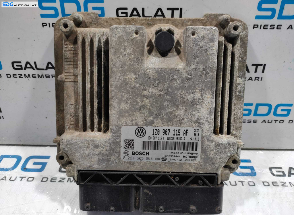 ECU Calculator Motor Bosch Skoda Octavia 2 2.0 TSI TFSI 2008 - 2013 Cod 1Z0907115AF 0261S05868 [L4839]