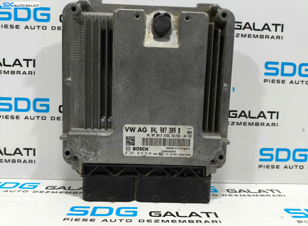 ECU Calculator Motor BOSCH Skoda Octavia 3 1.6 TDI 2013 - 2017 Cod 04L907309B 0281018510 [L2342] [L2343]