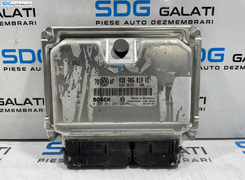 ECU Calculator Motor BOSCH Skoda Superb 1 1.9 AWX 2002 - 2008 Cod 038906019KE 0281011201 [L4461] [L4...