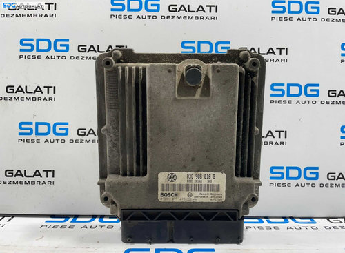 ECU Calculator Motor BOSCH Skoda Superb 2 1.9 TDI 2008 - 2015 Cod 03G906016B 0281011478 [L4208] [L42...