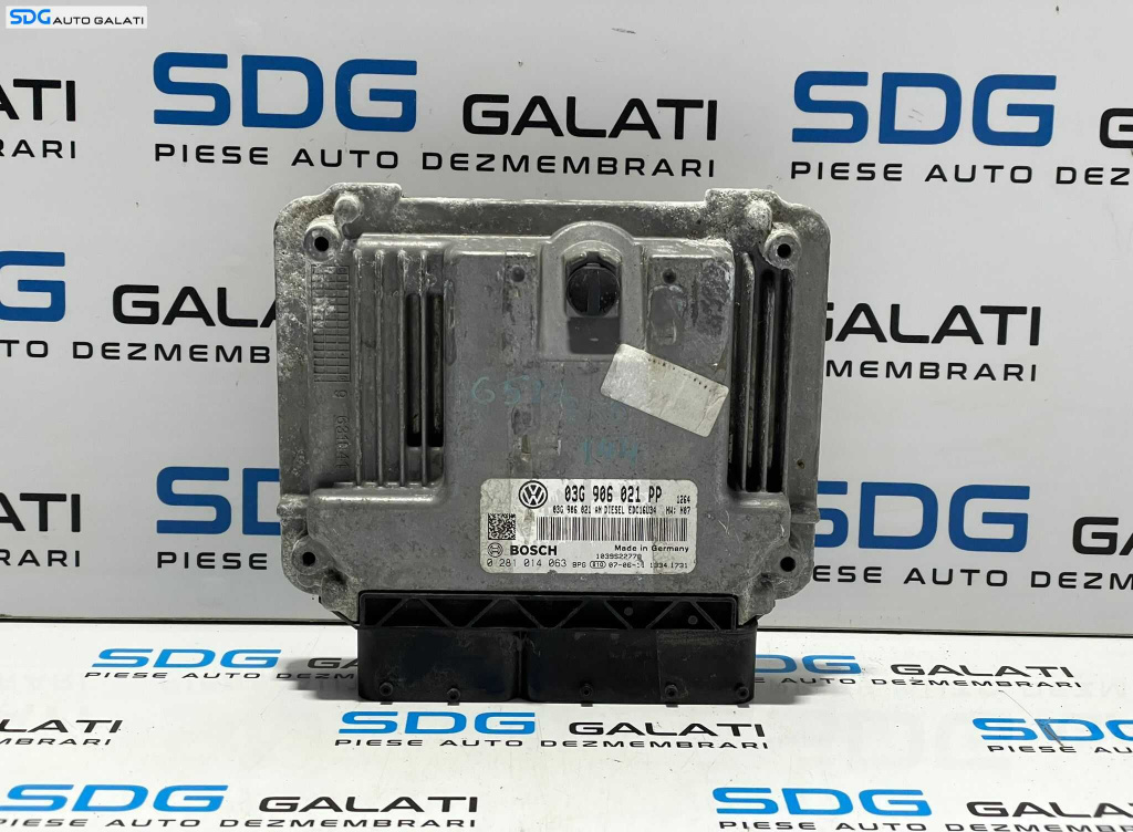 ECU Calculator Motor Bosch Skoda Superb 2 2.0 BKD 2008 - 2013 Cod 03G906021PP 0281014063 [L2819] [L2820]