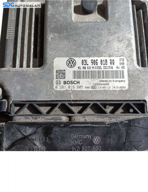 ECU Calculator Motor Bosch Skoda Superb 2 3T 2.0 TDI 2008 - 2015 Cod 03L906018RQ 03L906018MH 281019905 [L6472]
