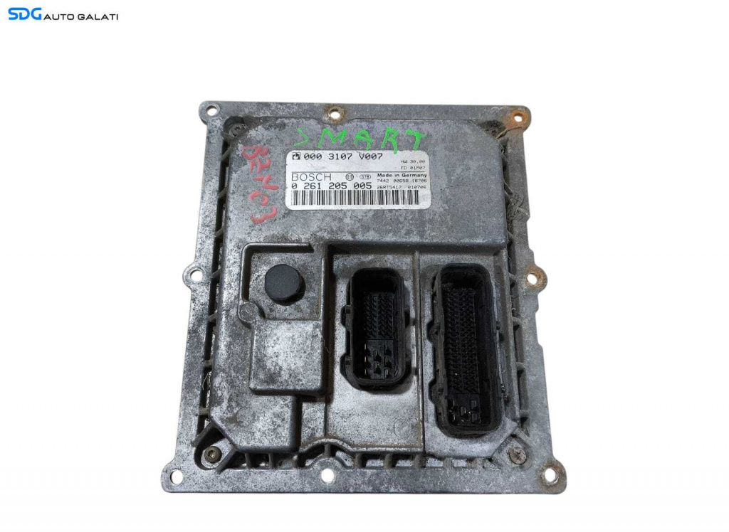 ECU Calculator Motor Bosch Smart Fortwo 0.6 Benzina 1998 - 2006 Cod 0003107V007 0261205005 [LR1632] [LR1633]
