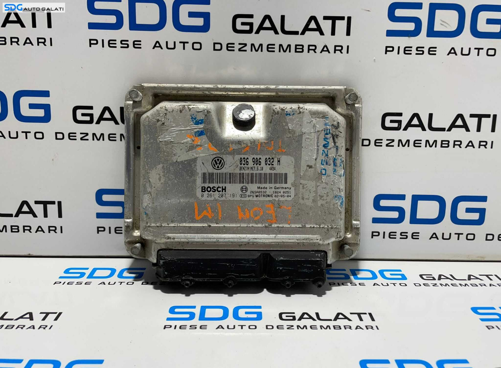 ECU Calculator Motor Bosch Volkswagen Bora 1.4 Benzina 1998 - 2005 Cod 036906032H [L2421]