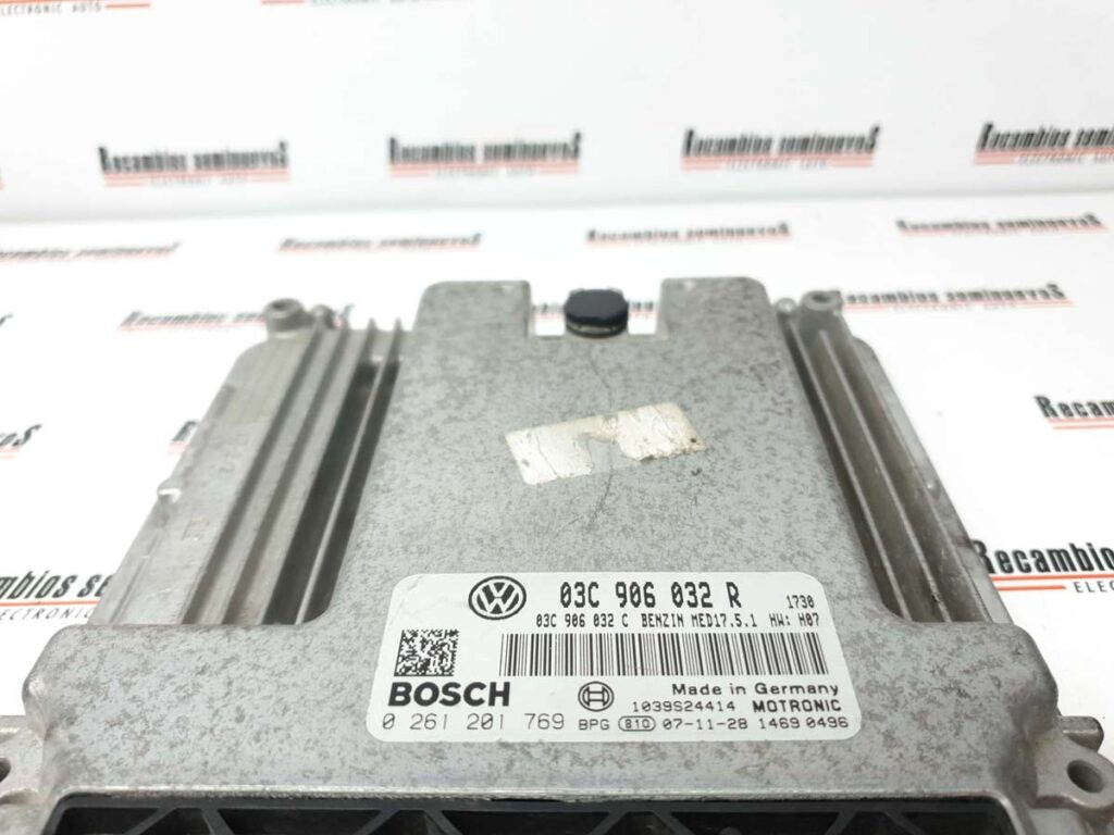 ECU Calculator Motor BOSCH VOLKSWAGEN GOLF, 0261201769, MED1751, 03C906032R, 03C906032C,