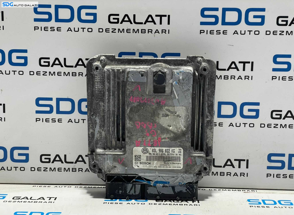 ECU Calculator Motor Bosch Volkswagen Jetta 3 MK3 2.0 TDI CBDB 2005 - 2011 Cod 03L906022KG 0281015331 [L3005] [L3006]