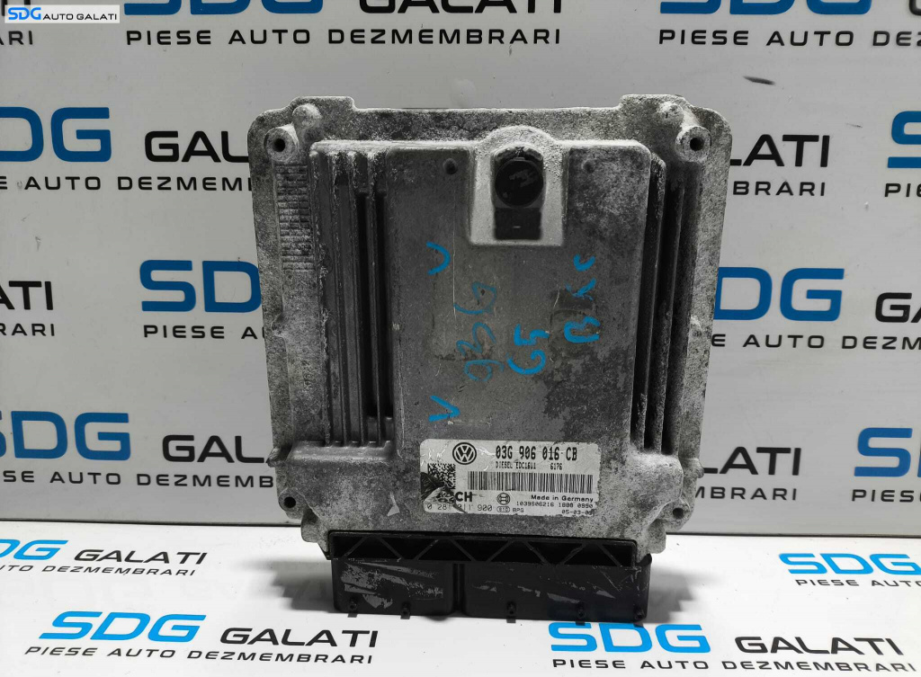 ECU Calculator Motor BOSCH Volkswagen Jetta 3 MK3 1.9 BKC 2005 - 2011 Cod 03G906016CB 0281011900 [L2413] [L2414]