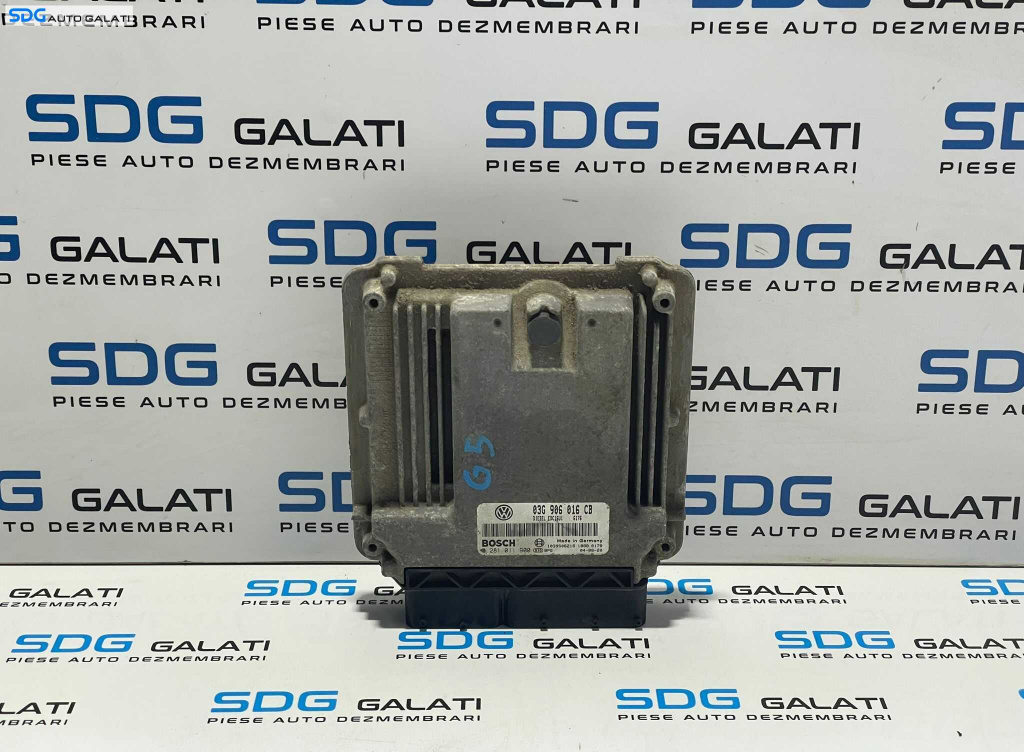 ECU Calculator Motor BOSCH Volkswagen Jetta 3 MK3 1.9 BKC 2005 - 2011 Cod 03G906016CB 0281011900 [L2511]