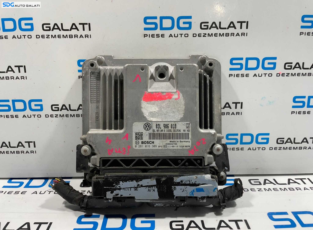 ECU Calculator Motor BOSCH Volkswagen Jetta 4 MK4 2011 - 2015 Cod 03L906018 0281016309 [L4060] [L4061]