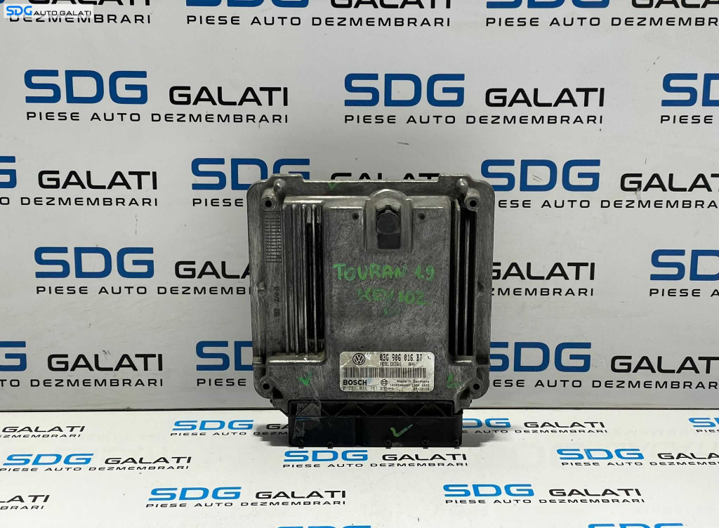 ECU Calculator Motor Bosch Volkswagen Touran 1.9 TDI 2003 - 2010 Cod 03G906016BT 0281011761 [L2738] [L2739]