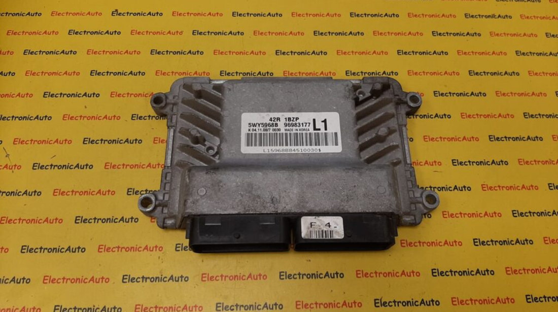 ECU Calculator motor Chevrolet Aveo 1.2 96983177, 5WY5968B