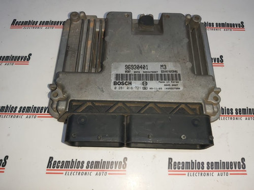 ECU Calculator motor Chevrolet EPICA, 0281016721, 96930401,