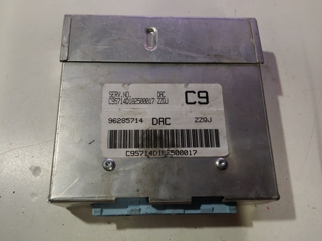 ECU CALCULATOR MOTOR Chevrolet Nubira 96285714 dac c9 zzqj