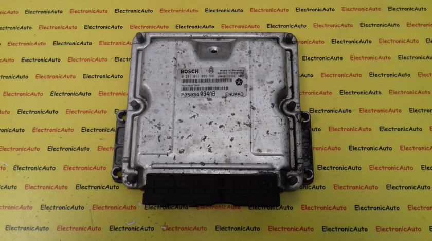 ECU Calculator motor CHRYSLER PT CRUISER 2.2 CRD 0281011093