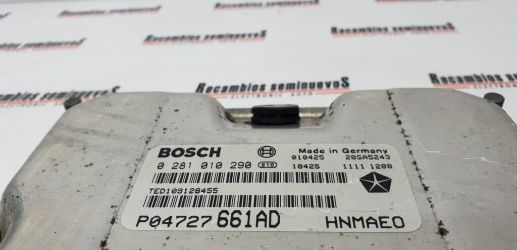 ECU Calculator Motor CHRYSLER VOYAGER, 0281010290, P04727661AD, HNMAEO,