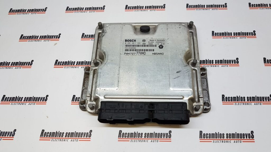 ECU Calculator Motor CHRYSLER VOYAGER, 0281011281, P04727770AD, HB5AA0,
