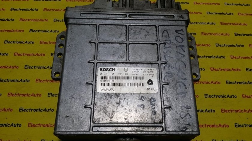 ECU Calculator motor Chrysler Voyager 2.5 tdi 0281001333, P04686660AD