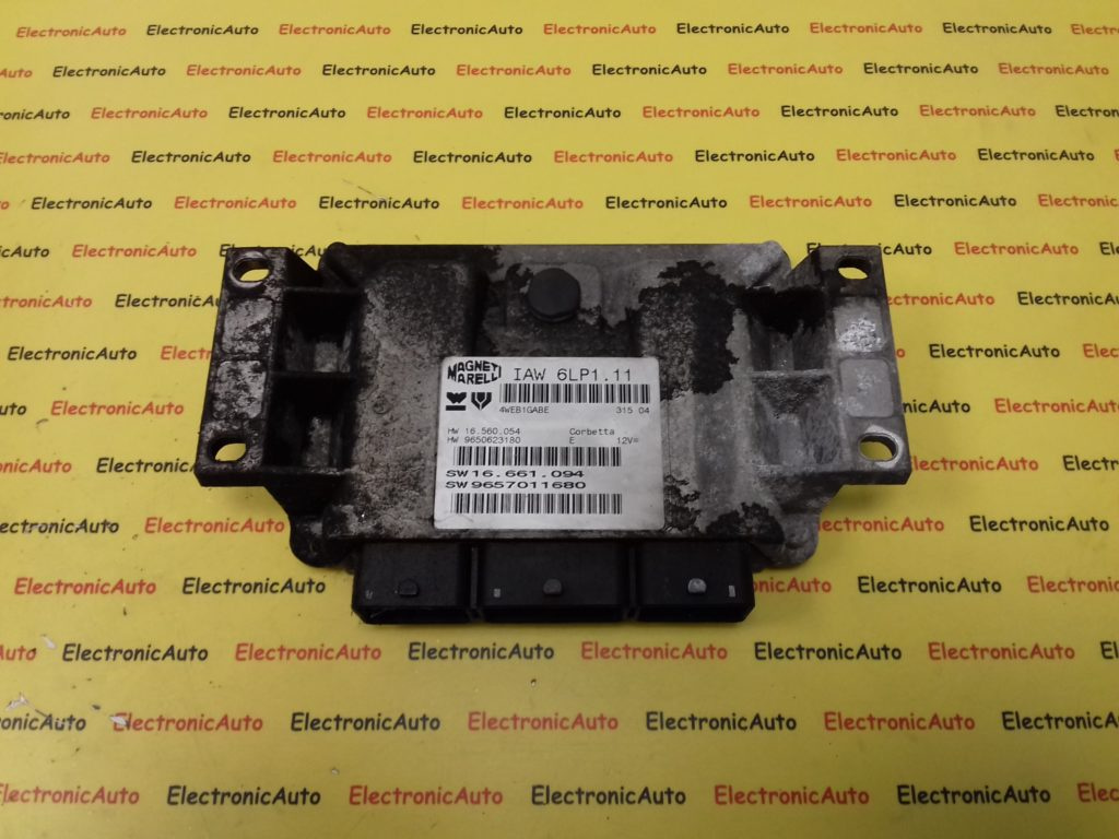 ECU Calculator Motor Citroen, 9657011680, 9650623180, IAW6LP111,