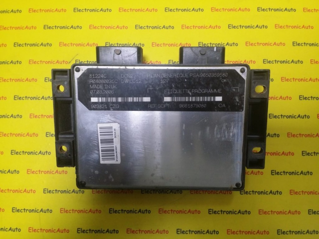 ECU Calculator Motor Citroen, 9661879080, 9650359580, R04080035C,