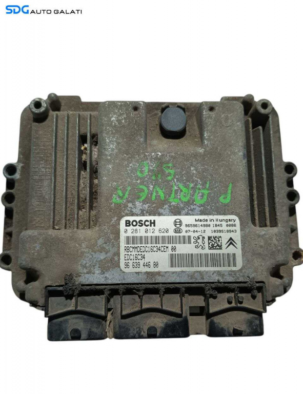 ECU Calculator Motor Citroen Berlingo 1.6 HDI 2003 - 2007 Cod 0281012620 9663944680 [L6758] [L6759]