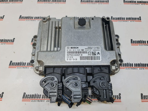 ECU Calculator motor Citroen BERLINGO, 9666975480, 0281013329, EDC16C34,