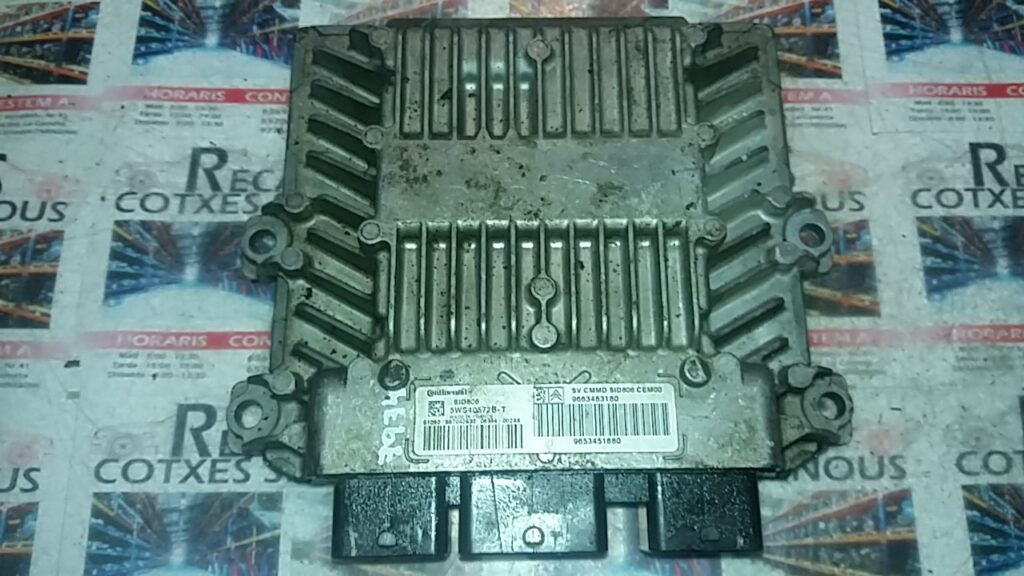 ECU Calculator Motor CITROEN C2, 5WS40572BT, SID806, 9663483180, 9653451880,