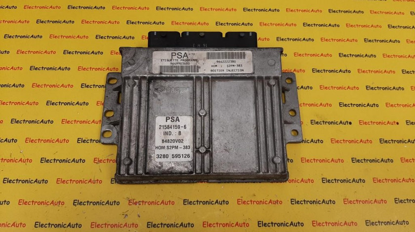 ECU Calculator motor Citroen C3 1.4 9649903680, 9642222380