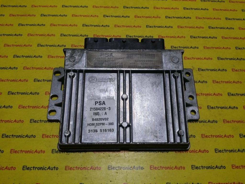 ECU Calculator motor Citroen C3 1.4 9650825180, 9642222380