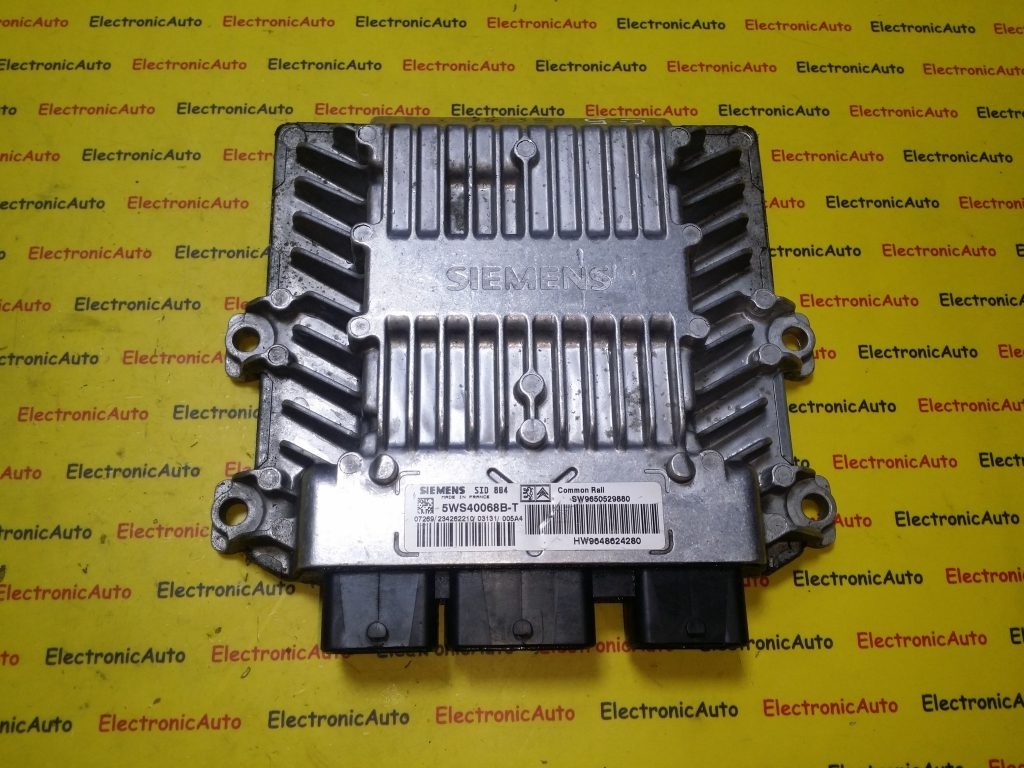 ECU Calculator motor Citroen C3 1.4HDI 9650529880, 9648624280, 5WS40068BT,