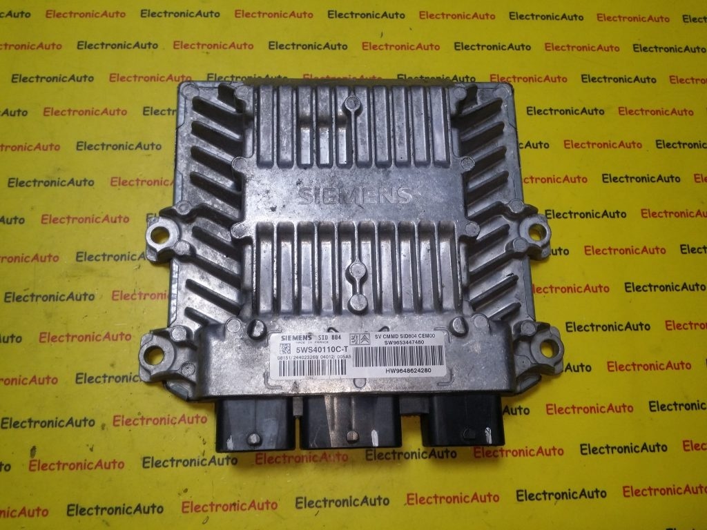 ECU Calculator motor Citroen C3 1.4HDI 9653447480, 5WS40110C-T
