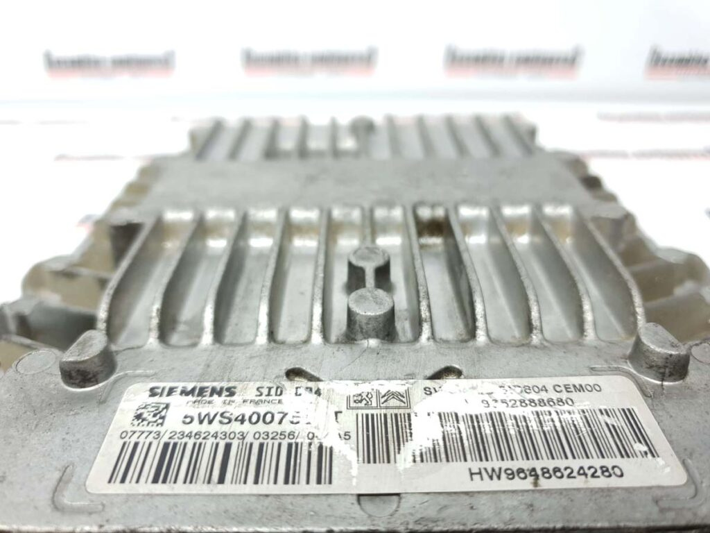 ECU Calculator Motor CITROEN C3, 5WS40075DT, SID804, 9652888680, 9648624280,