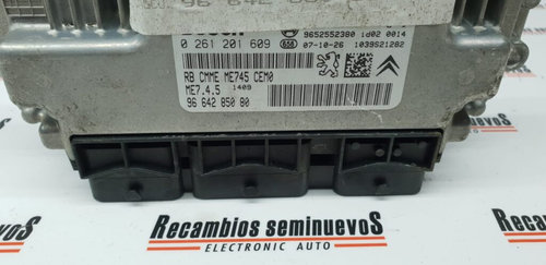 ECU Calculator Motor CITROEN C4, 0261201609, ME745, 9664285080, 9652552380,