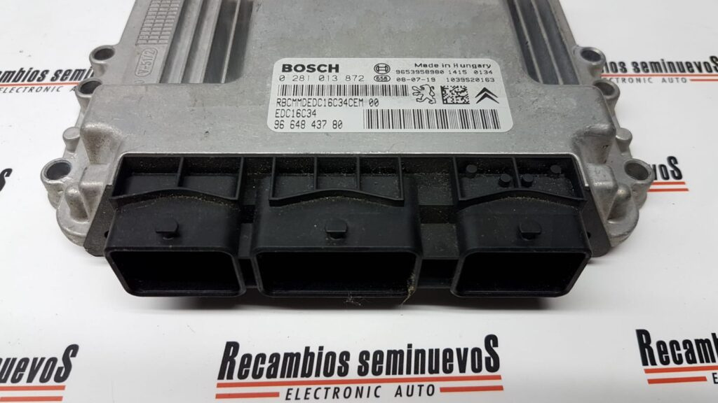 ECU Calculator Motor CITROEN C4, 0281013872, EDC16C34, 9664843780, 9653958980,