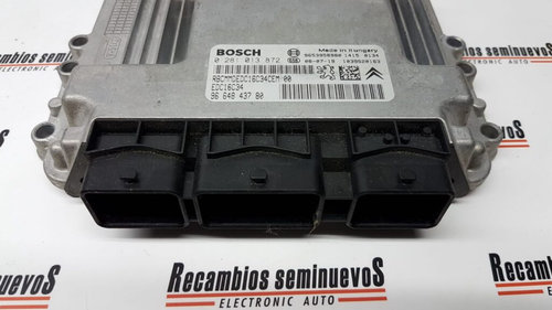 ECU Calculator Motor CITROEN C4, 0281013872, EDC16C34, 9664843780, 9653958980,