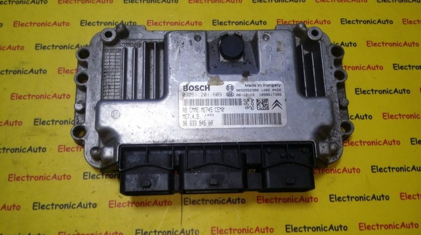 ECU Calculator motor Citroen C4 1.6 0261201609, 9663394580