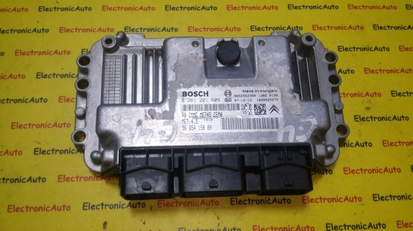 ECU Calculator motor Citroen C4 1.6 0261201609, 9665415880