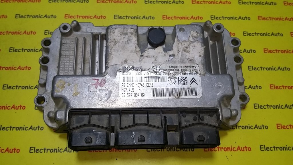 ECU Calculator motor Citroen C4 1.6 0261208491, 9657489480, 9652552380,