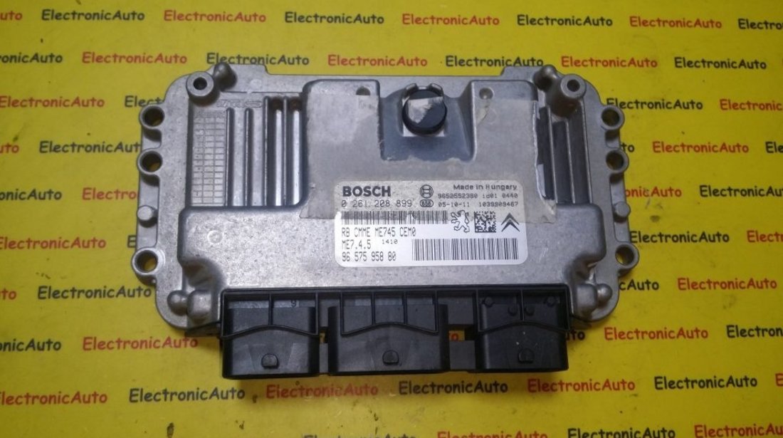 ECU Calculator motor Citroen C4 1.6 0261208899, 9657595880