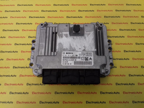 ECU Calculator Motor Citroen C4 1.6 HDI, 0281013334, 9666986680, 9653958980
