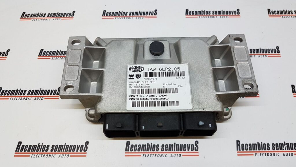 ECU Calculator Motor, CITROEN C4, 9664339980, 16631064, 9665486380, 16735094, IAW6LP205,