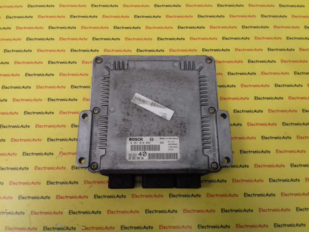 ECU Calculator Motor Citroen C5, 0281010886, 9645534980,
