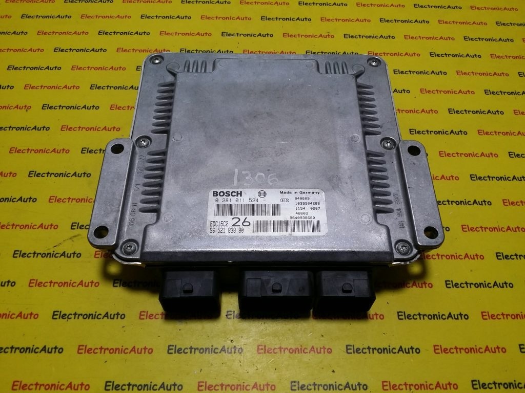 ECU Calculator motor Citroen C5, 0281011524, 9652183880,